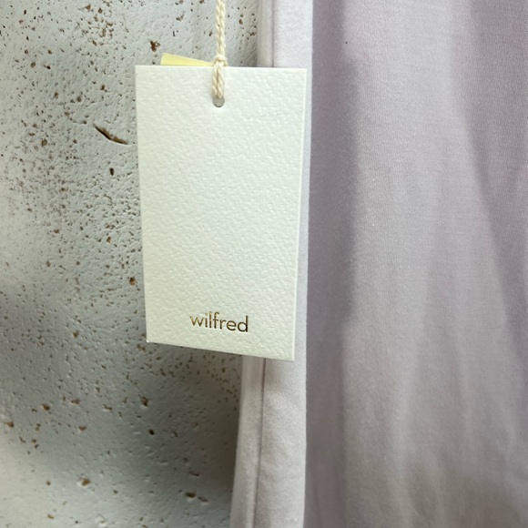 Aritzia Wilfred Bodycon Tank Midi Dress Light Lavender Size Medium NEW - Picture 11 of 14